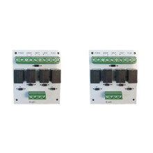 2X Double Door Interlocking Relay Module for Door Interlock System Fail Safe Lock 69Lx60Wx15H(mm) for Egress Control