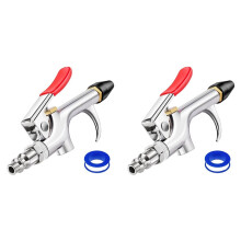 2X Air Blow Gun Set, Two-Way Air Nozzle Blow Gun, 1/4-Inch for Dust Removal and Air Inflating