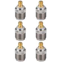 6X UHF SO239 Connector for GP328 Walkie Talkie Car Antenna RF Coaxial Connector Adapter SO239 Female to Flat M6