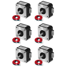 6X Nema17 17HS4023 Stepper Motor for Titan Extruder 4-Lead 22mm 42 Motor 0.7A 12V 14N.cm 3D Printer Motor CNC LaserMotor