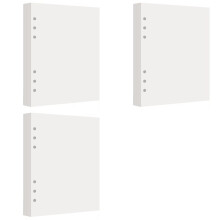 240 Sheets Blank Release Paper Pages for 6-Ring A5 Sticker Binder Organizer Double-Side Reusable Insert Refills