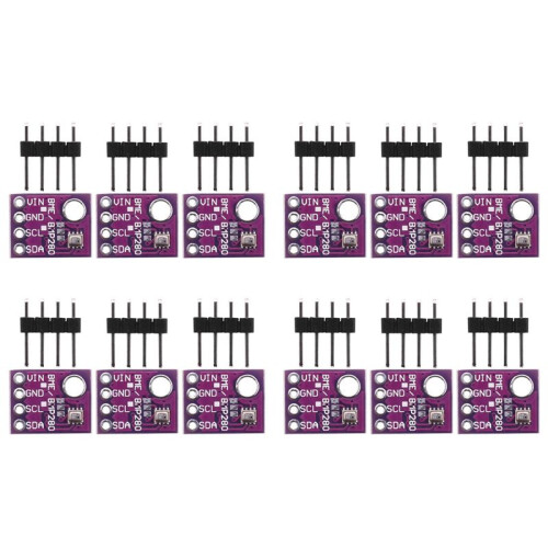 12 Stks BMP280 5 V Digitale Temperatuur Luchtdruk Sensor Module, Temperatuursensor Atmosferische Druk Board