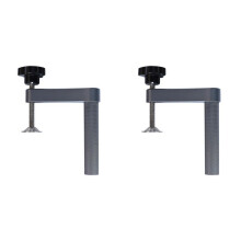 2X Werkbank Hondengatklem Houtbewerking Desktop Vaste Clip Snelwerkende Klemklem voor 19 mm Hondengatgereedschap