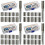 4pcs M10x1  Repair Thread Insert,M6-M14 Timesert Type Inserts,G017 1