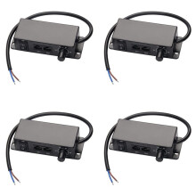 4X 0-10V Dimmer Seriesable Sync Controller Rotary /Off voor 0/1-10V Dimbare LED Drivers Elektronische Voorschakelapparaten