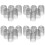 24 Pack Gutter Guard 3 Inch Expandable Aluminium Filter Strainer Gutter Downspout Guard for Stopping Blockage Leaves 1