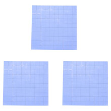 300 Pezzi Pad Termico in Silicone da 10X10X1mm per Dissipatore di Calore Conduttivo Pile di Isolamento, Blu