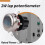 Replacement 6mm Shaft Dia 470K Ohm 2W Pots Potentiometer w Knob 6