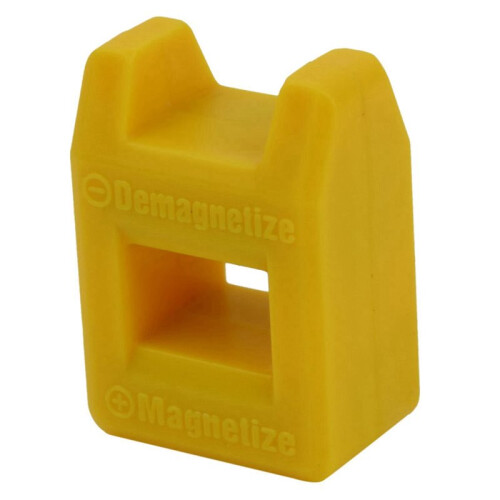 5X Screwdriver Magnetizer Degaussing Demagnetizer Magnetic Practical Pick  Tool Color:Yellow 1