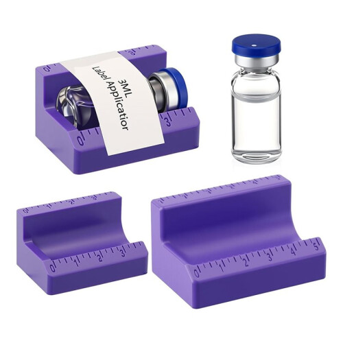 6 Pcs Vial Label Applicator 3ml and 10ml Bottle Labeling Application Tool for Small Essential Oils Containers Bottles B 1