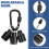 9 PCS SDS Shank Bits Holder Keychain Quick-Change Extension Bar Drill Bit Holder Quick Change Connect Rod Tool Set 10