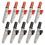 100x 10A Handle Electrical Crocodile Alligator Clips 2