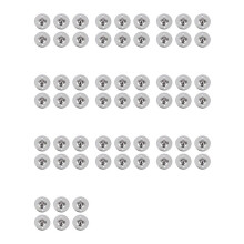 60pcs CY-16B 5/8-Inch Bearing Steel Roller Flange Conveyor Transfer Unit