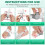 Bunion Corrector for Women  Toe, 2PCS Bunion Corrector, Adjustable with Non-Slip  Toe Separator Left Foot 3