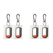 4pcs Zip Ties Holder, Zip Tie Organizer, Cable Ties Holder, Glow in Portable Zip Tie Holder Cord Management Accessory
