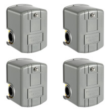 4X Pessure for Well Pump, 40-60Psi Water Pressure Adjustable Differential, 1/4 Inch Female NPT