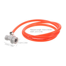 1Set Co2 Voor Brouwketel Met Ball Lock & Snelsluiting 5Ft