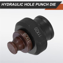 2X Hydraulic Hole Punch Die 11x20mm Oval Hole 40Cr Steel Electric Punching Kit for MHP-20 JP-20 Electric Punching