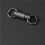2X Titanium Quick Release Keychain Buckle - Key Ring for Outdoor Use, Compact 3