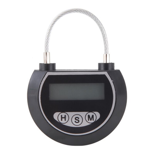 6X Electronic  Lock Timer Lock Container Multi Function  Lock Bin for Toys Black 1