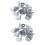 40Pcs 20mm x 20mm Support de Tablette de Coin à 90 DegréS 1