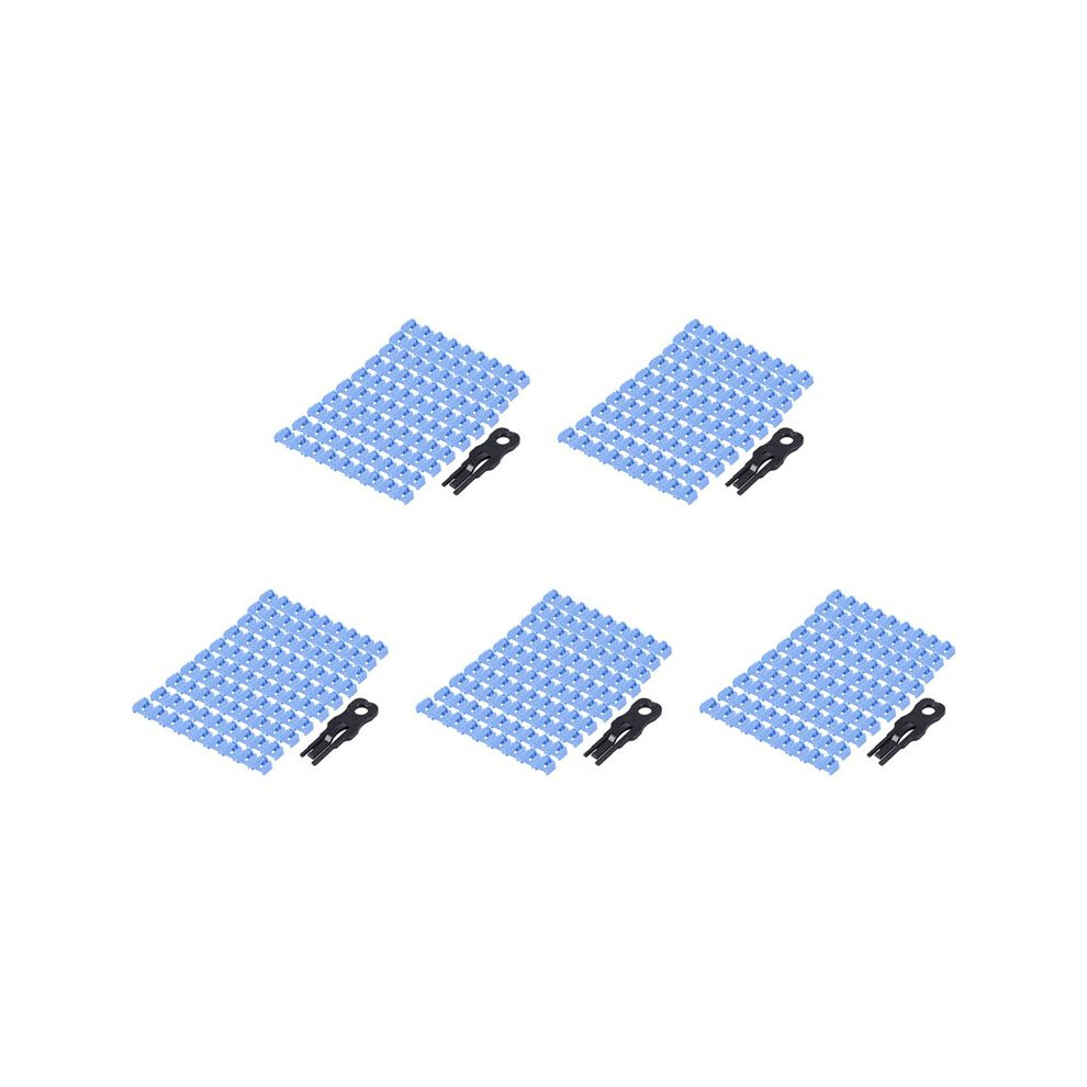 Photos - Ethernet Cable 500 Pcs RJ45 Port Ethernet LAN Hub Anti Dust Cover Plug Cap Blockout Protector with Proprietary Lock and Key