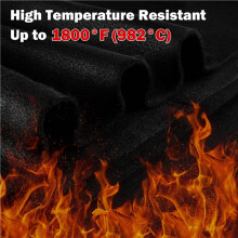 Carbon Vilt Lasdeken Brandwerend 4 Pakken 12 X 27 Inch 1800 Hoge Temperatuur Isolatie Pad, Soldeer Hitteschild Mat