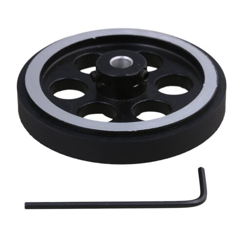 8 Set 200X6mm Industrial Aluminum Rubber Measuring Rotary Encoder Meter Wheel 1