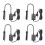 4X Dimmable 30 LED Sewing Machine Light Sewing Lighting for Workbench Lathe Drill Press Flexible Arm Work Lamp EU Plug 1