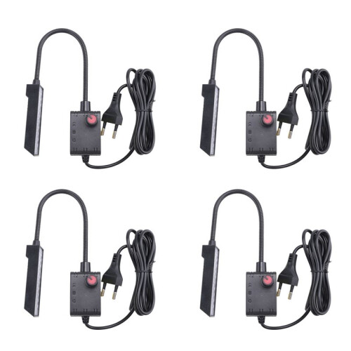 4X Dimmable 30 LED Sewing Machine Light Sewing Lighting for Workbench Lathe Drill Press Flexible Arm Work Lamp EU Plug