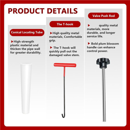2X Quick Change Tire Valve Tool Kit, Tire Valve Stem Core Replacement Tool Kit, Perfect Tool for Replacing Leaking Valve 2