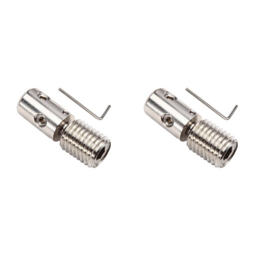 2X M16 Rotary Screw Quick-Release Swivel Adapter for TPE Doll Multi-Angle Swing Universal Interface Rotatable