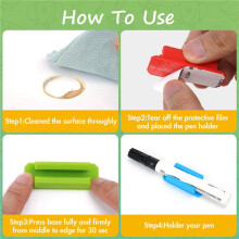 30Pcs Adhesive Silicone Pen Holder for Desk, Pencil Holder, Holder,Pen Holder Set Teacher Supplies