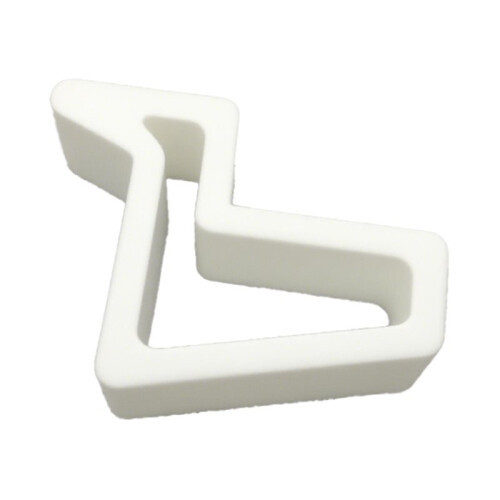 2X Fermaporta - Cuneo per Porte e Finestre Resistente con Base Antiscivolo per Casa, Ufficio, Bagno, Cucina, Bianca 1