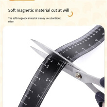 10 Pcs 100cm Magnetic Ruler Flexible Magnetic Ruler with Both Inches and Centimeters Magnet Measuring Tape