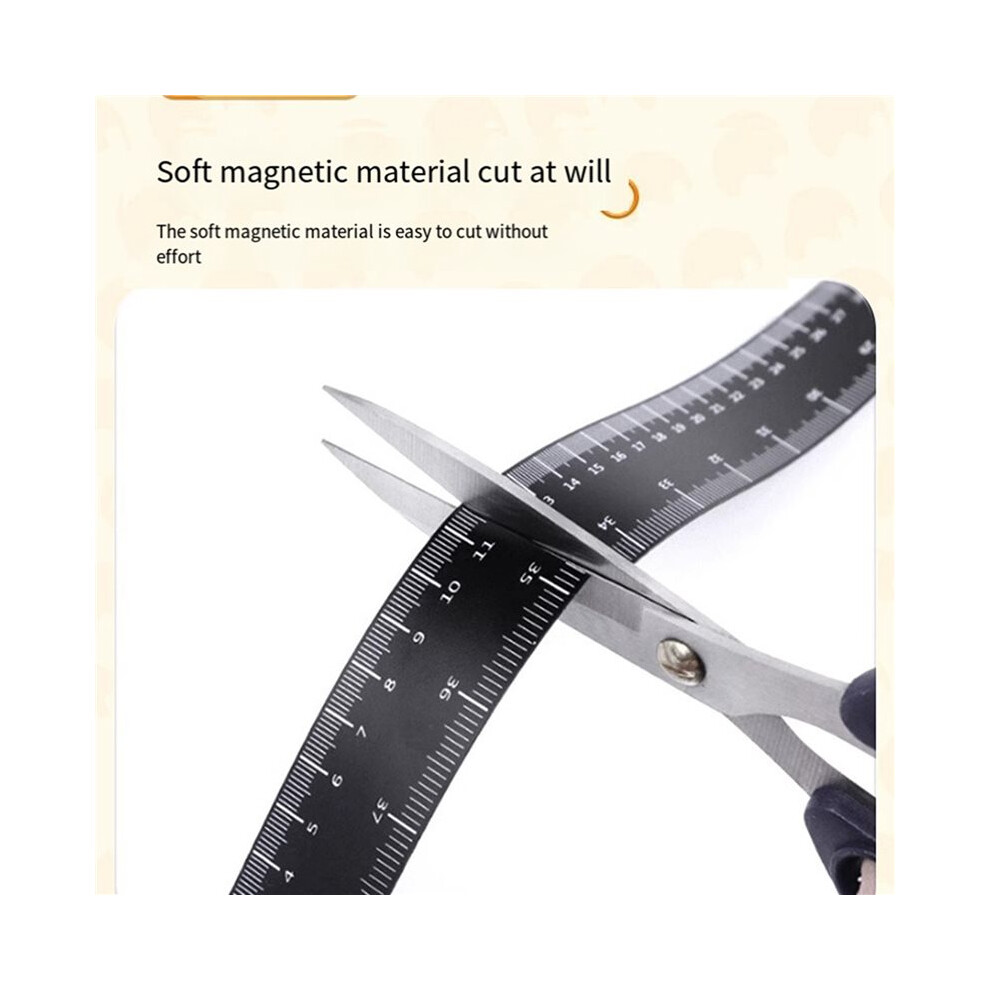 10 Pcs 100Cm Magnetic Ruler Flexible Magnetic Ruler With Both Inches And Centimeters Magnet Measuring Tape 6031638241866