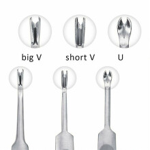 10 Pcs U V en Forme de Couture Groover Skiving Beveler en Cuir Artisanat en Cuir BRICOLAGE Outil Kit