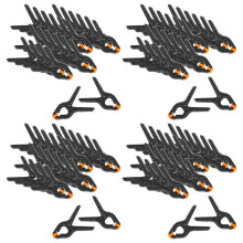 96X Spring Clamps, Plastic Glue Clamps for Universal Use in the Home, Workshop, Photography or Model Making