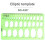 8pcs Circle Template for Drawing, Drafting Tool Geometric Round Circle and Oval Stencil Formwork Ruler Measuring Tool 7