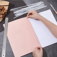 240Pcs White Thermal Glue Strips, Thermal Pictures Binding Glue Strips for Albums Crafts 11.3x0.1inch
