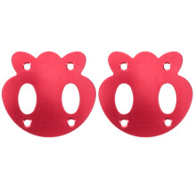 2St Skateboard Hardware Antisinking Aluminiumlegering Rood