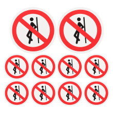 10St Zelfklevende Veiligheidsstickers Voor Machines En Magazijnruimtes