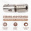 2X M16 Rotary Screw Quick-Release Swivel Adapter for TPE Doll Multi-Angle Swing Universal Interface Rotatable 5