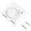 2X Room Floor Temperature Controller Mechanical Central Heating Thermostat 220V AC Mechanical Thermostat 3