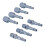 12x 1/4 BSP Air  Hose Fitting Coupling Quick Release Connector Male/Female 3
