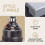 20X Pneumatic Chamfering Machine Blade 45 Degrees Arc Portable Edging Machine C Angle Blade EU Plug 6