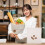 Bread Bag Reusable Cotton Drawstring Storage Bag Homemade Bread Fresh Eco-Friendly Kitchen Storage Bag 9