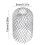 24 Pack Gutter Guard 3 Inch Expandable Aluminium Filter Strainer Gutter Downspout Guard for Stopping Blockage Leaves 5