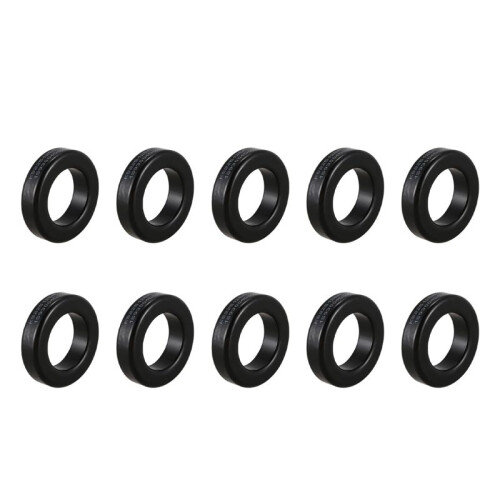 10X Transformator Drosselspulenteile Torus Ferritkern AS225-125A Schwarz