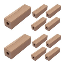 Penna Corta In Legno D'Ulivo, 30 Pezzi Preforati da 7 mm, 2,5 X 0,75 X 0,75 Pollici